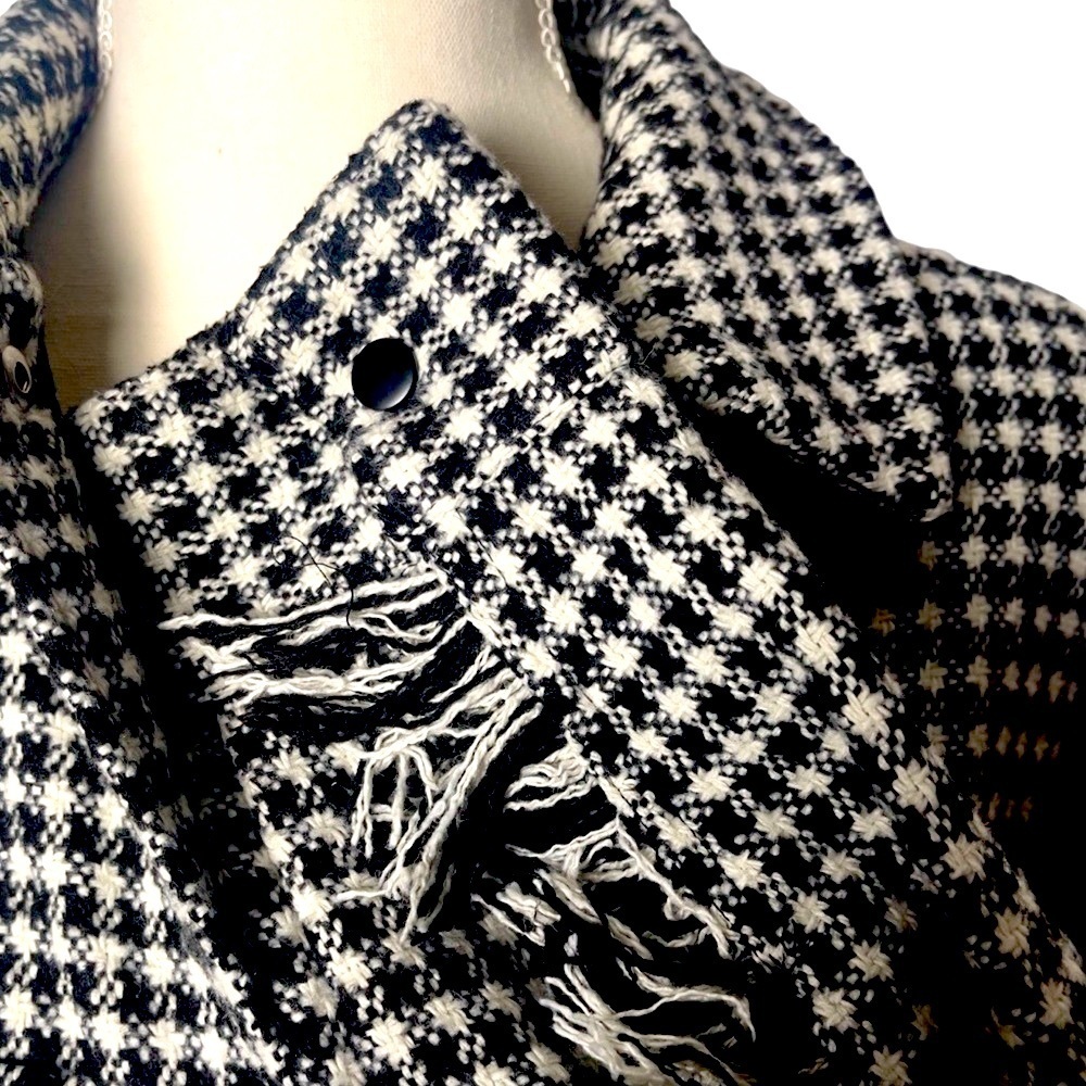 Zara Black and White Houndstooth Blazer - Picture 5 of 7